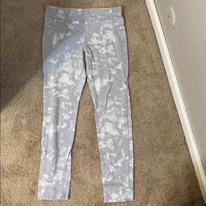 grey tie dye pants